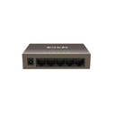Switch  TEF1005D, 5 puertos Fast Ethernet, chasis metálico, marca Tenda.