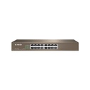 Switch SMB TEF1016D, 16 puertos FE, montaje en Rack/escritorio, marca Tenda