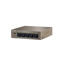 Switch, TEF1105P, 5 puertos, 4 PoE 10/100, marca Tenda