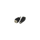 Adaptador de voltaje macho - hembra con terminales de tornillo