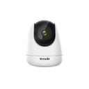 Cámara CP3 1080P, Wi-Fi, visión 360° y nocturna infrarojo, audio bidireccional, detección IA y alarmas, ranura Micro SD, marca Tenda.