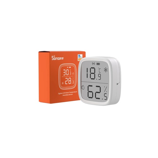 [SNZB-02D] Sensor inteligente de temperatura y humedad con pantalla LCD, Zigbee, marca Sonoff