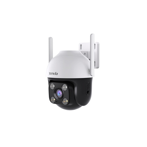 [CH3-WCA] Cámara PTZ full color exterior, 3 MP,  Wi-Fi 6, visión 360° y nocturna a color, audio bidireccional, detección IA y alarmas, puerto FE, onvif, ranura Micro SD, marca Tenda.