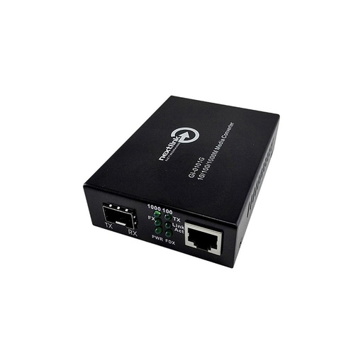 [GAFO-0068] Caja media converter TX/RX puerto Ethernet 10/100/1000 Mb, marca Nextlink