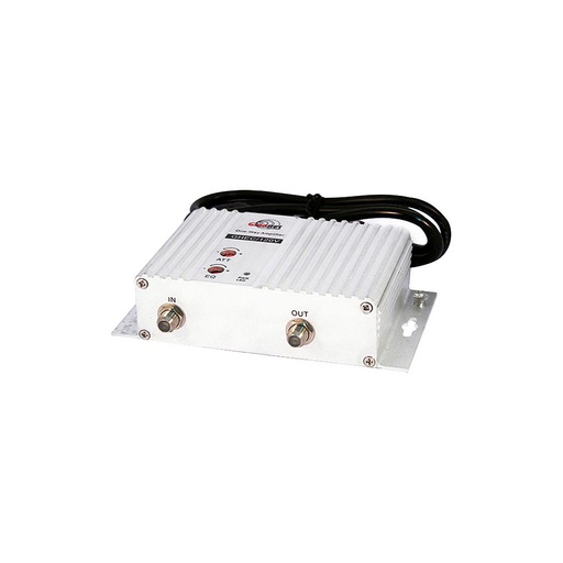 [GARF-0028] Amplificador de interior, 30dB, 860 MHz pendiente y ganancia ajustable, marca Giganet