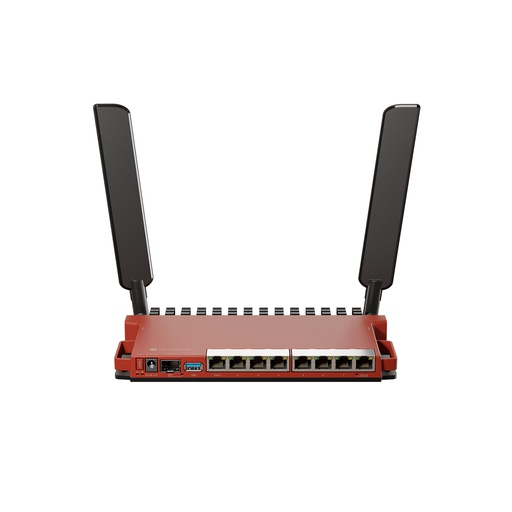 [L009UiGS-2HaxD-IN] Router Wi-Fi6, 8 puertos Gigabit Ethernet, 1 puerto SFP, marca Mikrotik