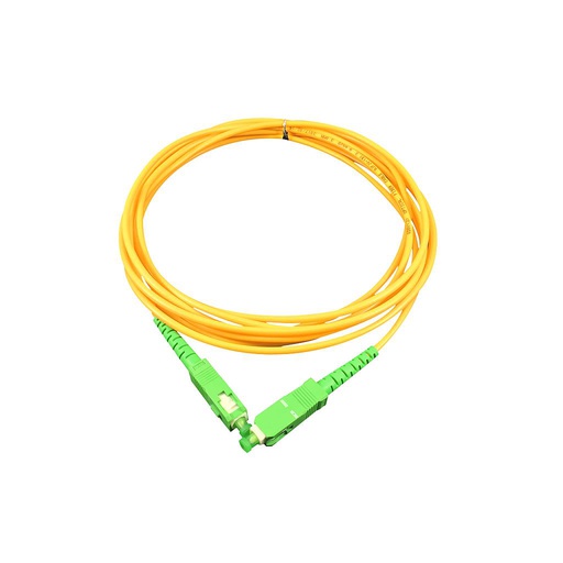 [GCF-0094] Patch cord fibra óptica SM SC/APC a SC/APC simplex 3mt 3mm, marca Nextlink
