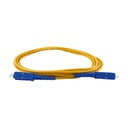 Patch cord fibra óptica SM SC/UPC a SC/UPC simplex 3mt 3mm, marca Nextlink