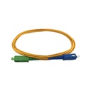 Patch cord fibra óptica SM SC/APC a SC/UPC simplex 3mt 3mm, marca Nextlink
