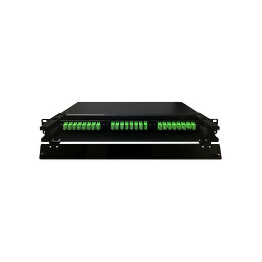 [GCF-24APC] Organizador para fibra óptica (ODF) 24 puertos, modular, SC/APC, incluye pigtail, marca Prisma