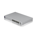 Switch Unifi profesional 24 puertos, capa 3 administrable, puertos: (24) RJ45 de 1GbE y (2) SFP+ de 10G, marca Ubiquiti.