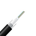 Fibra óptica armada 06 hilos unitubo SM G652D, marca Prisma