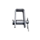 Chapa de tensión galvanizada tipo D, 3"x2" - 3/16"