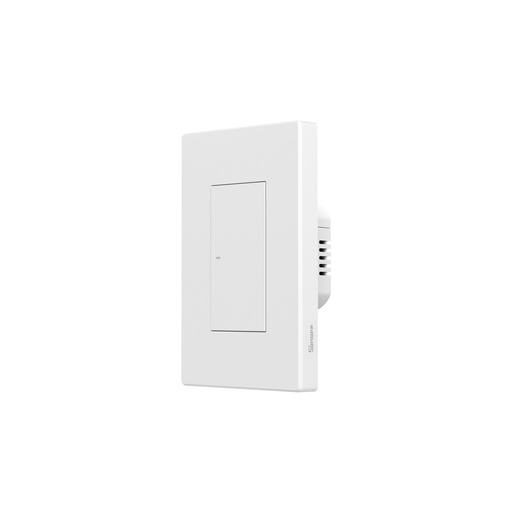 [M5-1C-120W] Interruptor inteligente Matter, sencillo de pared, 100-240 VAC 10A, WiFi color blanco, marca Sonoff.
