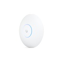 Access Point Wi-Fi 7 Unifi Profesional Max, alto densidad, triple banda 2.4, 5 y 6 GHz 8 streams espaciales, Uplink 2.5 Gbps, PoE+, +500 clientes montaje en techo, 160 m², marca Ubiquiti.