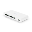 Router UISP para aplicaciones MicroPoP, 8 puertos GbE RJ45, PoE pasivo, marca Ubiquiti.