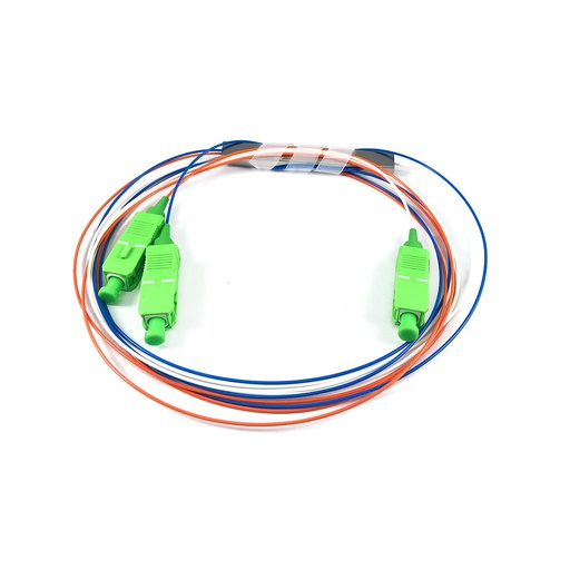 [PLC-1X2] Splitter optico PLC-1x2 wdm conector SC/APC, marca Nextlink