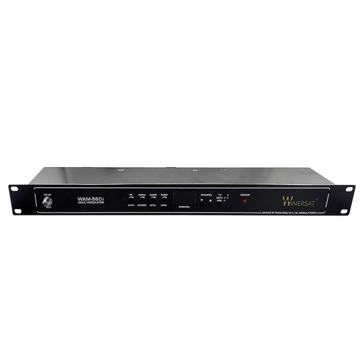 [WAM-860I] Modulador agil WAM-860i, 60 dBmv 120V 60Hz, marca Winersat