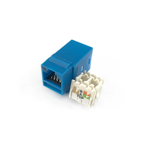 [OR-KT2J6-36] Dado TechChoice certificable, Categoria 6, azul, tipo Keystone, marca Ortronics