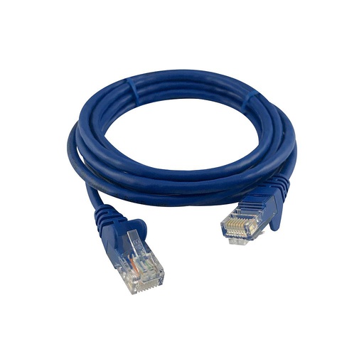 [CAA01-UC5E-2-B] Patch cable categoría 5E 2m azul, marca Linkbasic