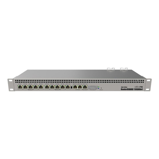 [RB1100X4] RouterBoard, Potente enrutador de montaje en rack de 1U con 13 puertos Gigabit Ethernet, marca Mikrotik