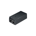 Adaptador y protector ESD PoE, 24VDC 0.3A, 7W, Gigabit LAN, blanco, marca Ubiquiti.