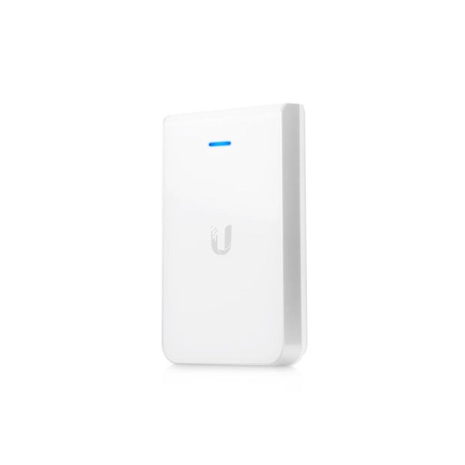 [UAP-AC-IW] Ubiquiti - Access Point UniFi doble banda cobertura 180, MIMO 2x2 diseño placa de pared con dos puertos adicionales, hasta 100 usuarios Wi-Fi, In-Wall 802.11AC, compatible con POE-48-24W