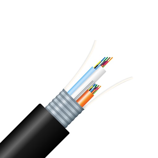 [GFO-014] Fibra óptica armada de 24 hilos SM G52D, marca Prisma