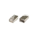 Conector RJ45 blindado para Cable FTP/STP Categoría 5e(TC-CARRIER, TC-PRO), marca Ubiquiti.